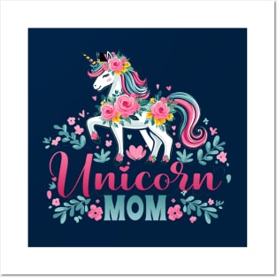 unicorn mom Posters and Art